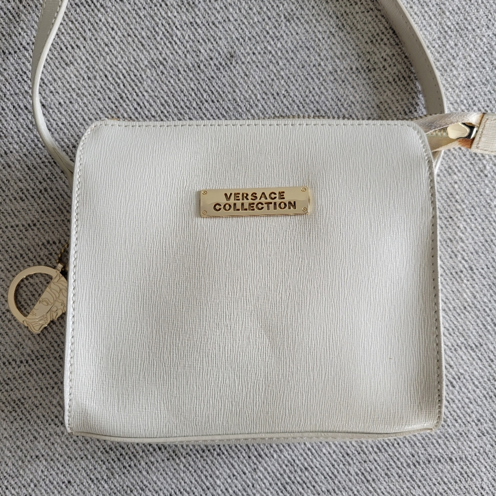 Versace Collection cream crossbody